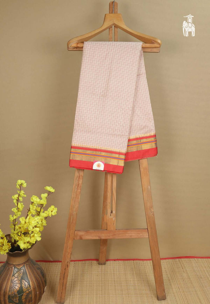 Beige Narayanpet Cotton Saree