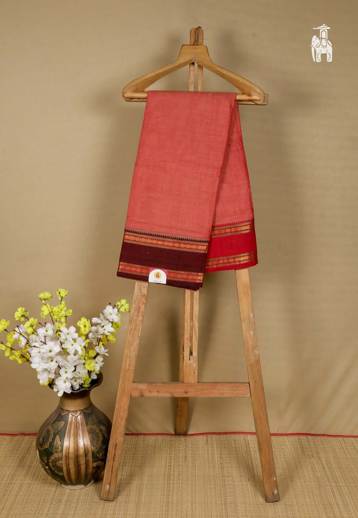 Coral Narayanpet Cotton Saree