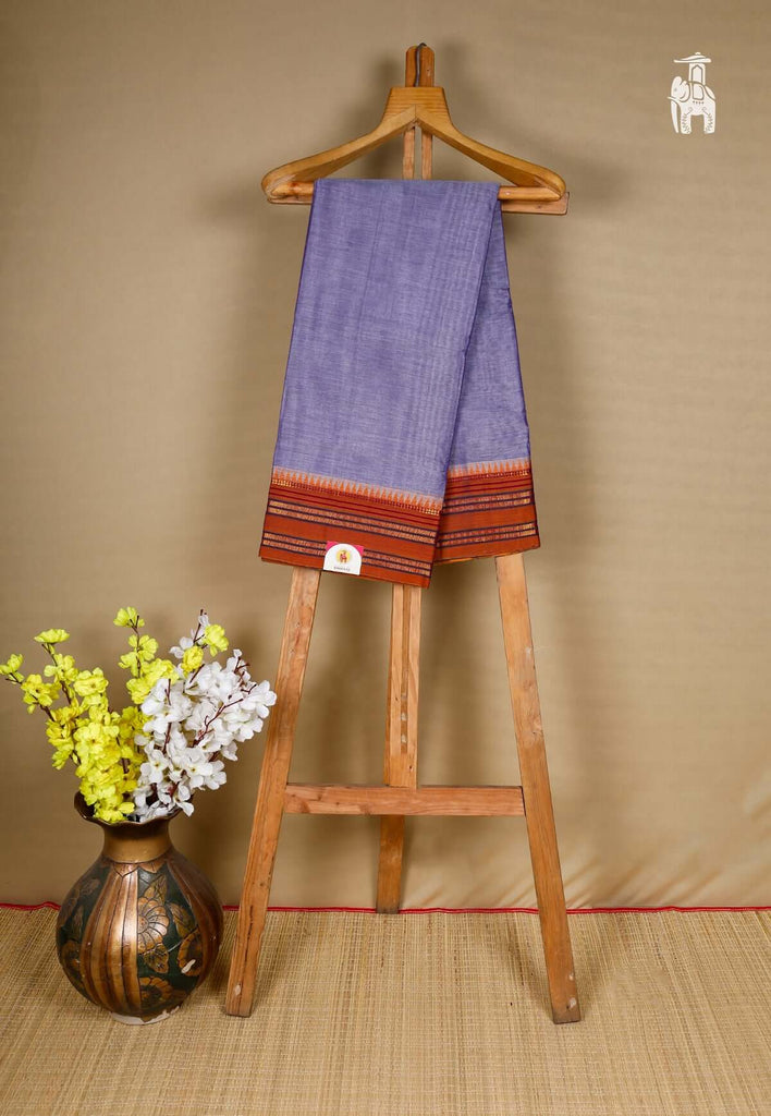 Light Purple Narayanpet Cotton Saree