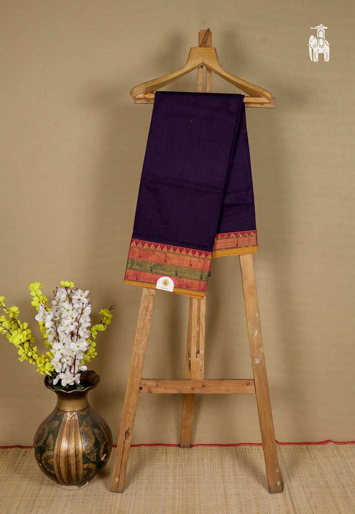  Purple Narayanpet Cotton Saree