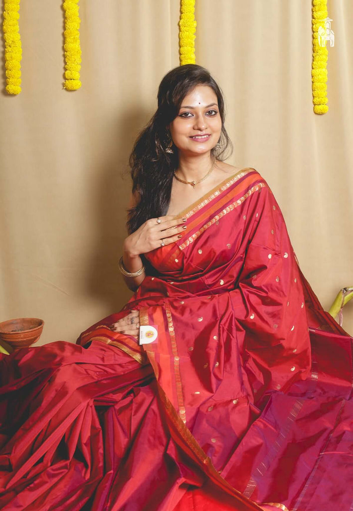 Red Kanjivaram Silk Saree