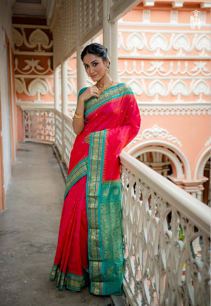 Red Pure Kanjivaram Silk Saree